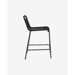 Melns pīts bāra krēsls lambton (kave home) h=62cm neskarts