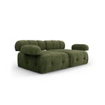 Modulārais dīvāns &#39;ferento&#39; zaļš, strukturēts audums