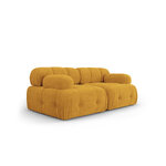 Modular sofa &#39;ferento&#39; mustard, structured fabric