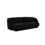 Aksominė sofa (gaminys) juoda, aksominė