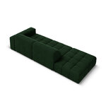 Aksominė sofa &#39;chicago&#39; buteliukas žalia, aksominė, kair