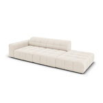 Velvet sofa &quot;chicago&quot; light beige, velvet, better