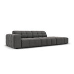 Aksominė sofa &#39;chicago&#39; pilka, aksominė, geriau