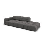 Aksominė sofa &#39;chicago&#39; pilka, aksominė, geriau