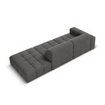 Aksominė sofa &#39;chicago&#39; pilka, aksominė, geriau