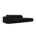 Velvet sofa &#39;chicago&#39; black, velvet, better