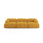 Modular sofa &#39;ferento&#39; mustard, structured fabric