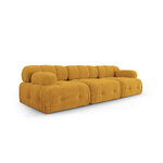 Modular sofa &#39;ferento&#39; mustard, structured fabric