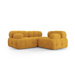 Modular sofa &#39;ferento&#39; mustard, structured fabric