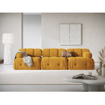 Modular sofa &#39;ferento&#39; mustard, structured fabric