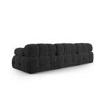 Modular sofa &#39;ferento&#39; black, structured fabric