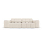 Aksominė sofa &quot;chicago&quot; šviesiai smėlio spalvos, aksominė