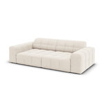 Aksominė sofa &quot;chicago&quot; šviesiai smėlio spalvos, aksominė