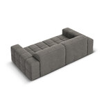 Velvet sofa &#39;chicago&#39; light grey, velvet