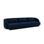 Velvet sofa &#39;tulum&#39; deep blue, velvet