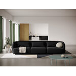 Velvet sofa &#39;tulum&#39; black, velvet