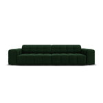 Velvet sofa &#39;chicago&#39; bottle green, velvet