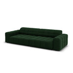 Velvet sofa &#39;chicago&#39; bottle green, velvet