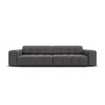 Velvet sofa &#39;chicago&#39; grey, velvet