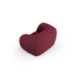 Boucle armchair &#39;essen&#39; bordeaux, boucle