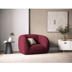 Boucle armchair &#39;essen&#39; bordeaux, boucle