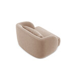 Velvet armchair (tulum) beige, velvet