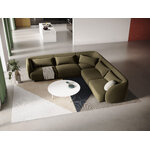 Samta stūra dīvāns &#39;tulum&#39; zaļš, samts
