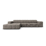 Gray chenille fabric modular sofa chicago (cosmopolitan) 284x166