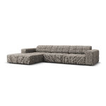 Gray chenille fabric modular sofa chicago (cosmopolitan) 284x166