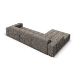 Gray chenille fabric modular sofa chicago (cosmopolitan) 284x166