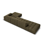 Velvet corner sofa &#39;chicago&#39; green, velvet, better