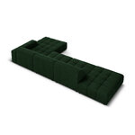 Velvet corner sofa &#39;chicago&#39; bottle green, velvet, better