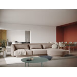 Velvet corner sofa &#39;tulum&#39; beige, velvet, better