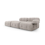 Modulinė sofa &#39;ferento&#39;, šviesiai pilka, struktūrinio audinio, kairė