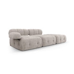Modular sofa &#39;ferento&#39;, light grey, structured fabric, better