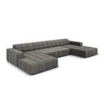 Velvet panoramic diva &#39;chicago&#39; light grey, velvet