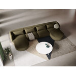 Velvet panoramic sofa &#39;tulum&#39; green, velvet