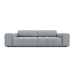 Aksominė sofa (luc) šviesiai mėlyna, aksominė