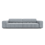 Aksominė sofa (luc) šviesiai mėlyna, aksominė