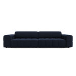 Aksominė sofa (luc) tamsiai mėlyna, aksominė