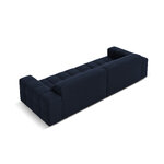 Aksominė sofa (luc) tamsiai mėlyna, aksominė