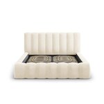 Gaiši bēša gulta ar veļas kasti ludivine (christian lacroix) 160x200