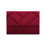 Headboard (alpilles) christian lacroix red, velvet, 120x10x140