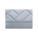 Headboard (alpilles) christian lacroix light blue, velvet, 120x10x140