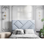 Headboard (alpilles) christian lacroix light blue, velvet, 120x10x140