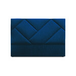 Headboard (alpilles) christian lacroix deep blue, velvet, 120x10x140