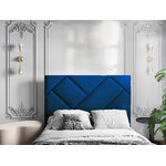 Headboard (alpilles) christian lacroix deep blue, velvet, 120x10x140