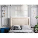 Headboard (marie) christian lacroix beige, velvet, 120x10x140