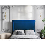 Headboard (marie) christian lacroix deep blue, velvet, 120x10x140