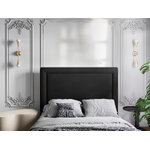 Headboard (marie) christian lacroix black, velvet, 120x10x160